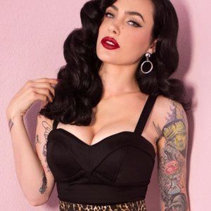 Black Maneater top from Vixen by Micheline Pitt